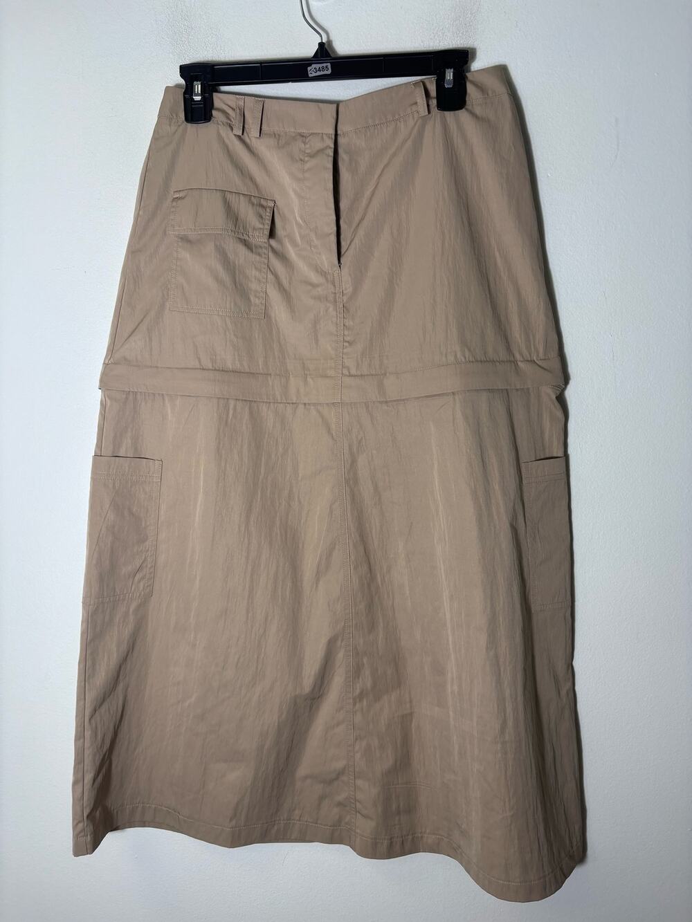 Blanca Blake Midi/Min Zip off Skirt Tan Sz S/M